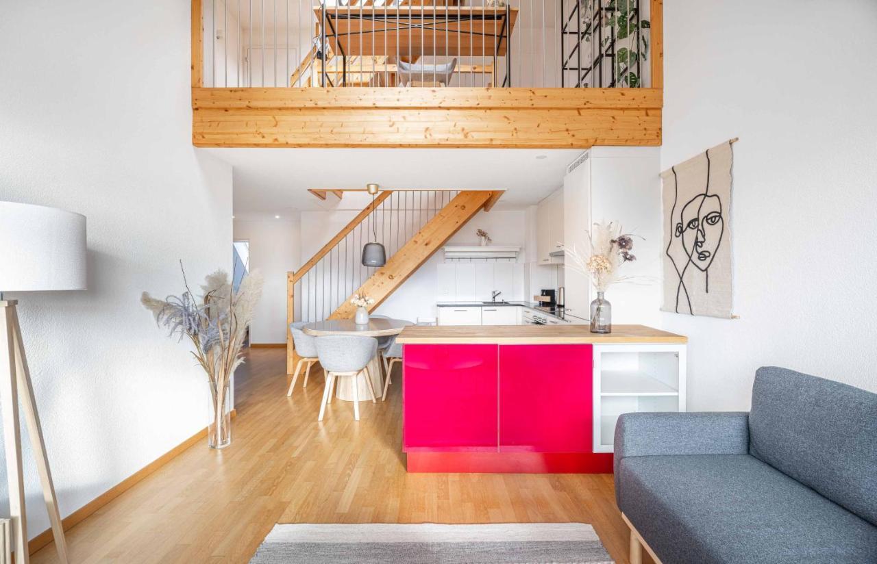 Apartmán Modern 3Bdr Duplex With Skyroof In Trendy Zurich West Exteriér fotografie