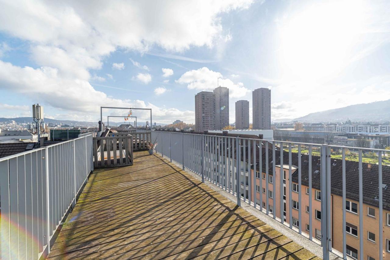 Apartmán Modern 3Bdr Duplex With Skyroof In Trendy Zurich West Exteriér fotografie