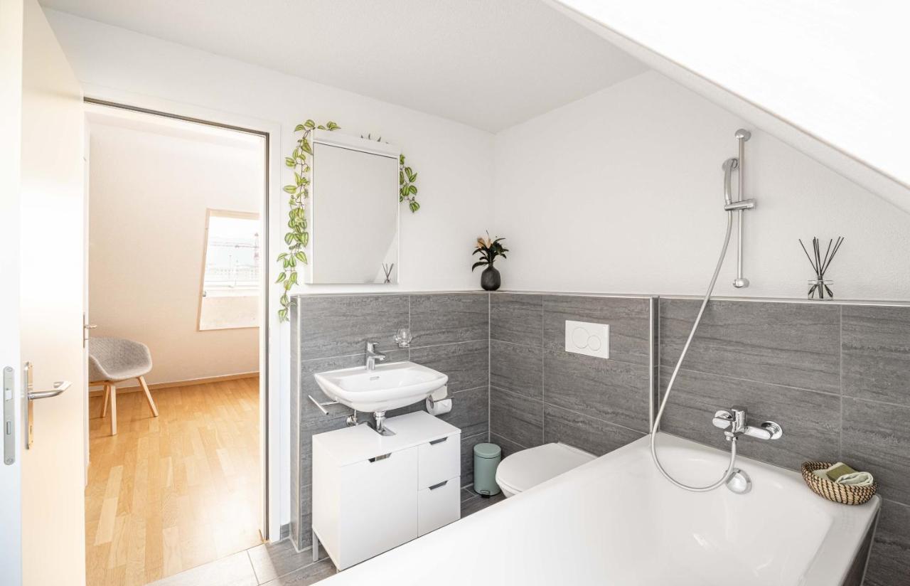 Apartmán Modern 3Bdr Duplex With Skyroof In Trendy Zurich West Exteriér fotografie